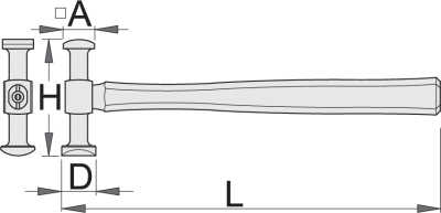 Ciocan tinichigerie curb UNIOR 619228 s