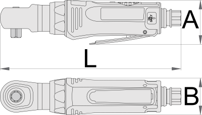 Antrenor reversibil pneumatic 1/2 inch UNIOR 627567 s