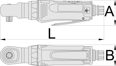 Mini antrenor reversibil pneumatic 1/4 inch UNIOR 627565 s