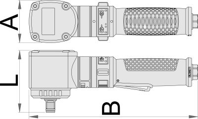 Pistol pneumatic unghiular de impact 1/2 inch UNIOR 627569 s